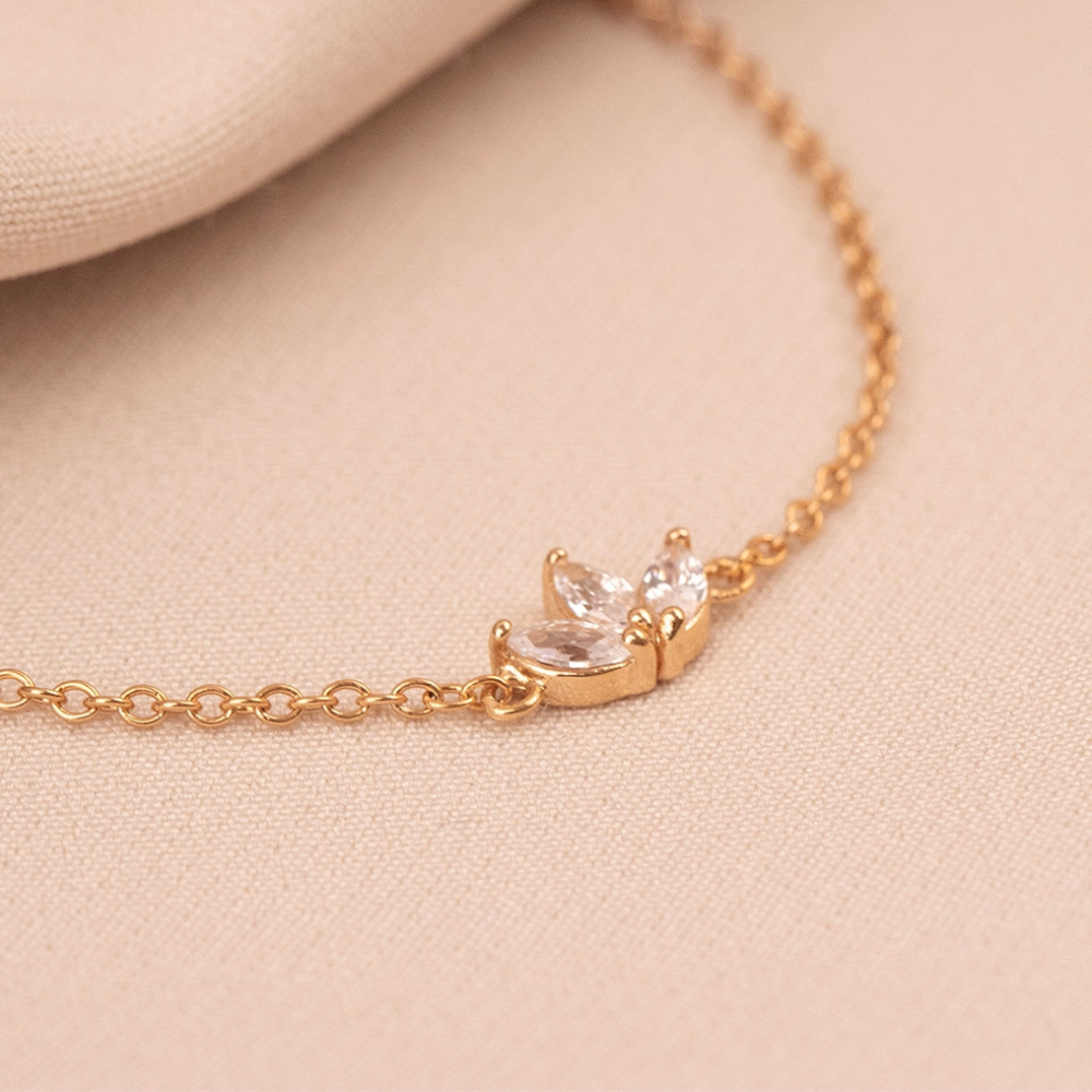 Drei Blumen - Kettenarmband