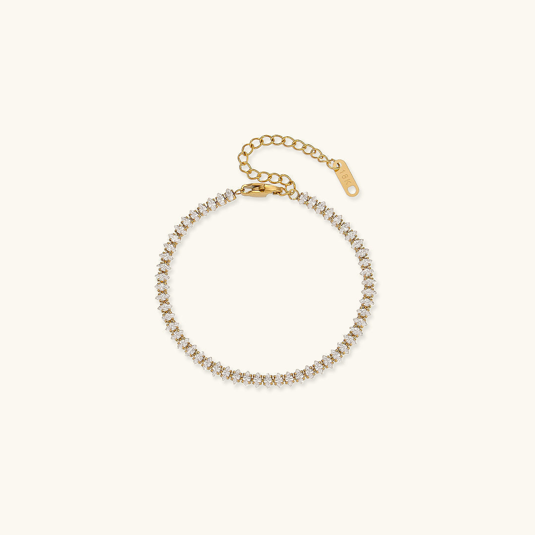 Georgina – Tennisarmband mit funkelnden Akzenten
