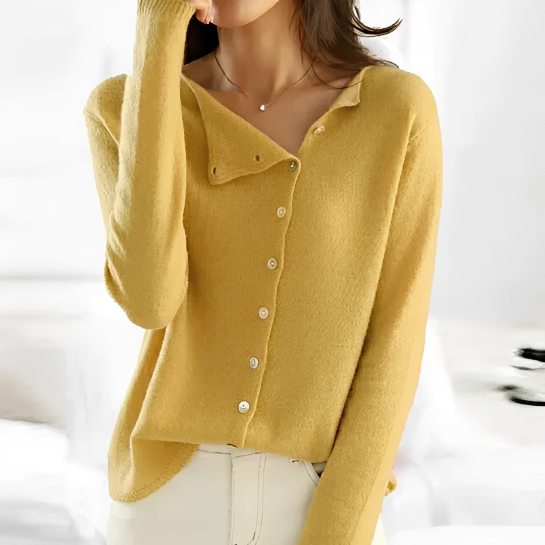 Hestia - Warmer und bequemer Knopf-Pullover für Frauen