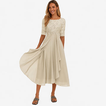 Ximena - Stilvolles Damenkleid in knielangem Schnitt