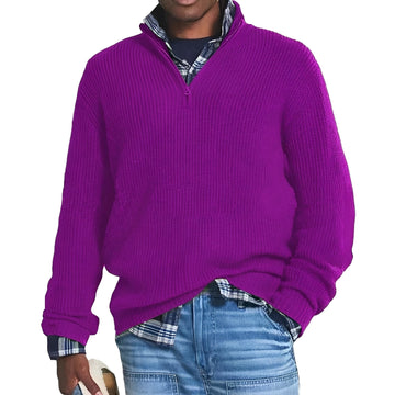 Charlton - Herrenpullover mit Reißverschluss für zusätzliche Wärme