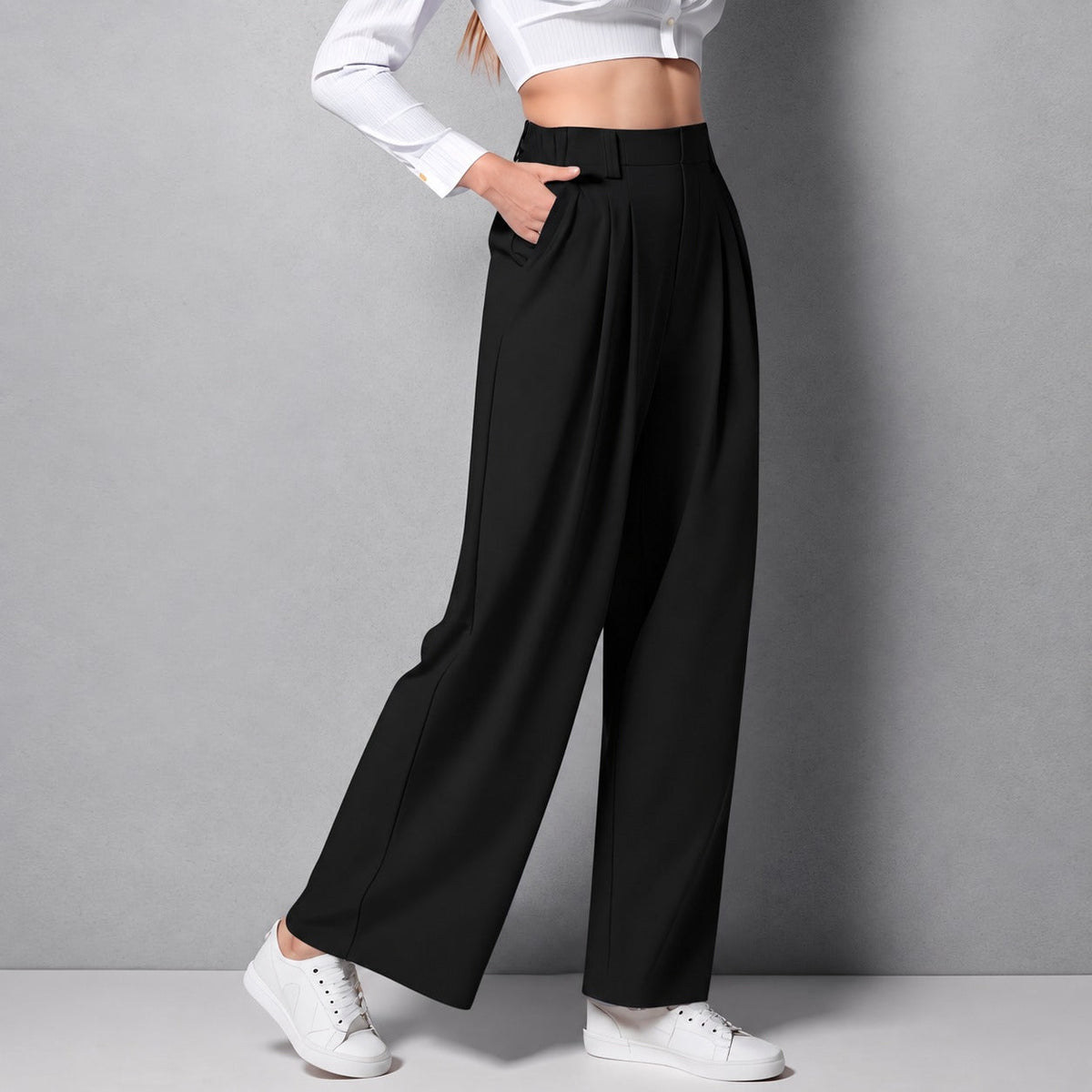 Montana - Vielseitig dehnbare Damenhose mit geradem Bein