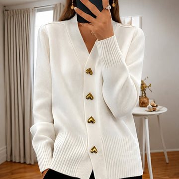 Annalee - Stilvolle Love Button Damenjacke