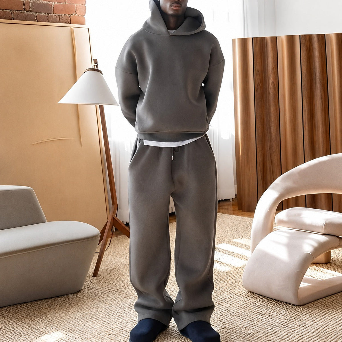 Marco - Bequemes Set mit lockerem Hoodie für Herren