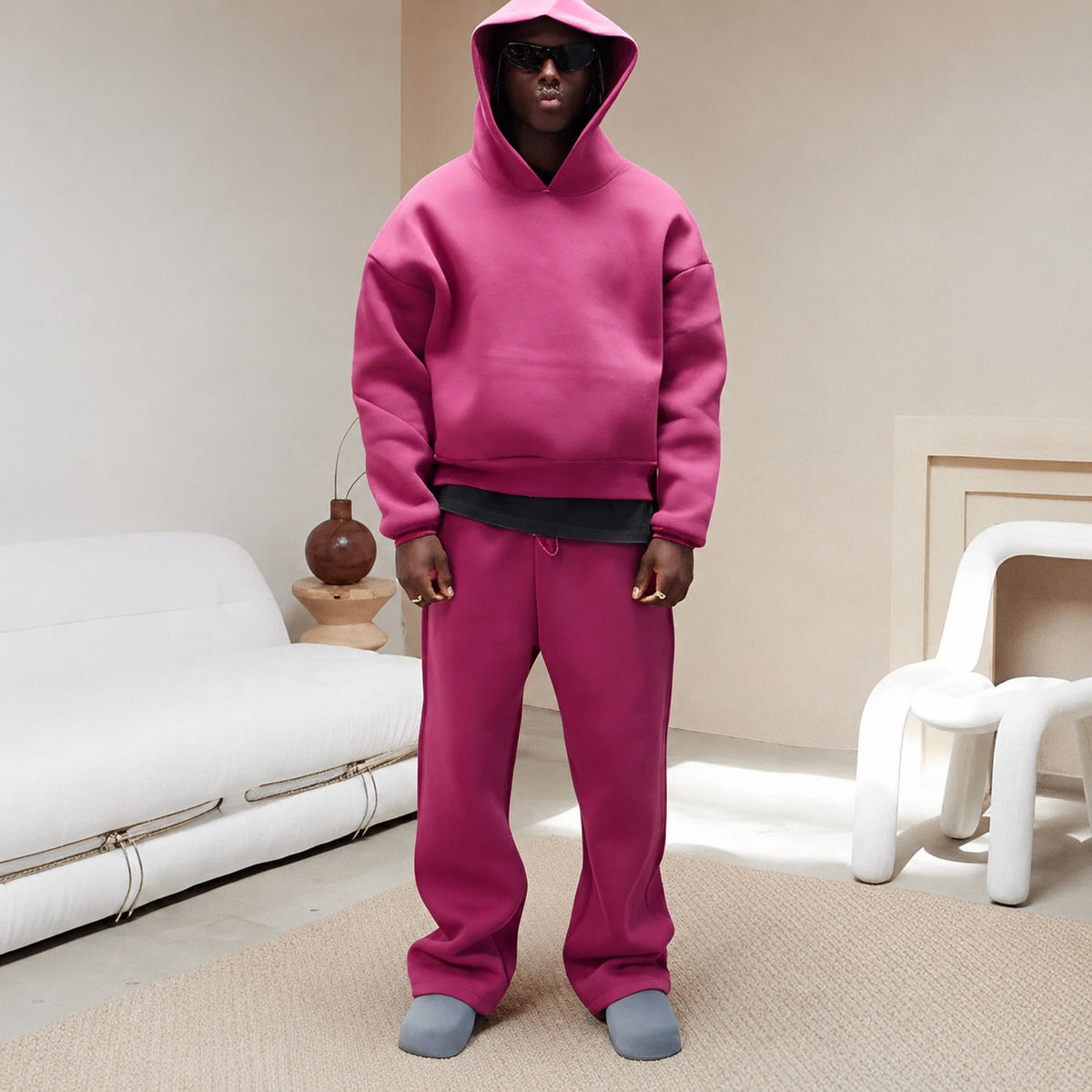 Marco - Bequemes Set mit lockerem Hoodie für Herren