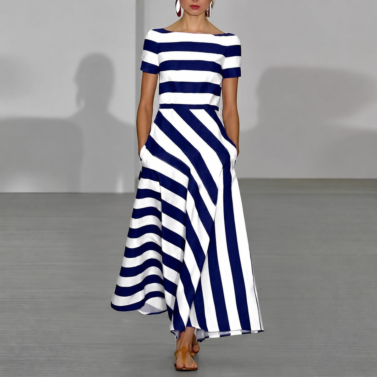 Rebecca - Stilvolles Maxikleid in A-Linie für  Frauen