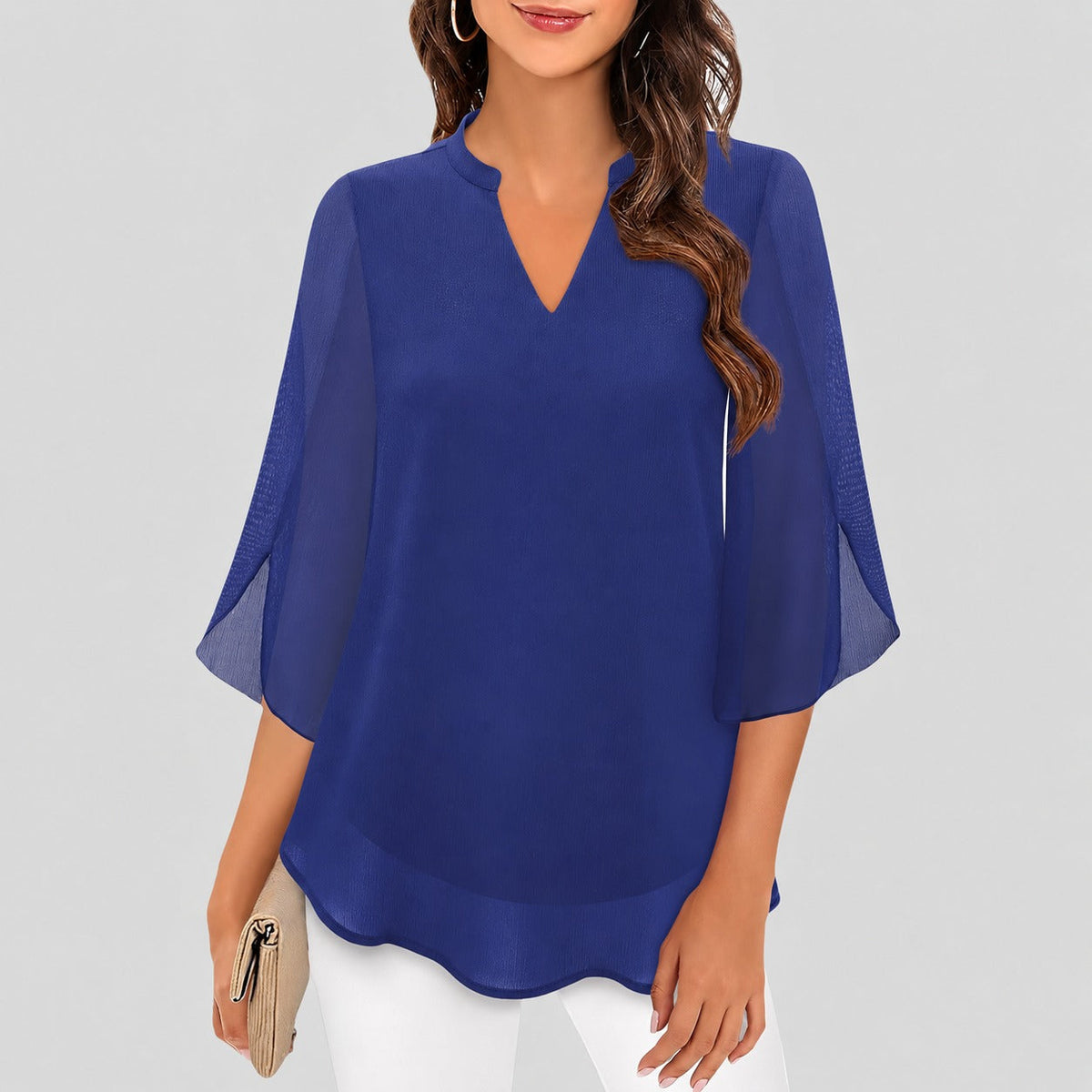 Ella - Leichte Bluse mit besonderen Ärmeldetails