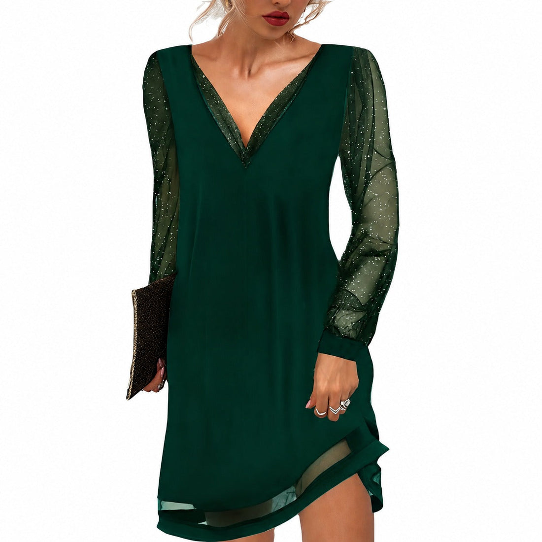 Annalee - Kleider für Damen mit eleganten durchsichtigen Ärmeln