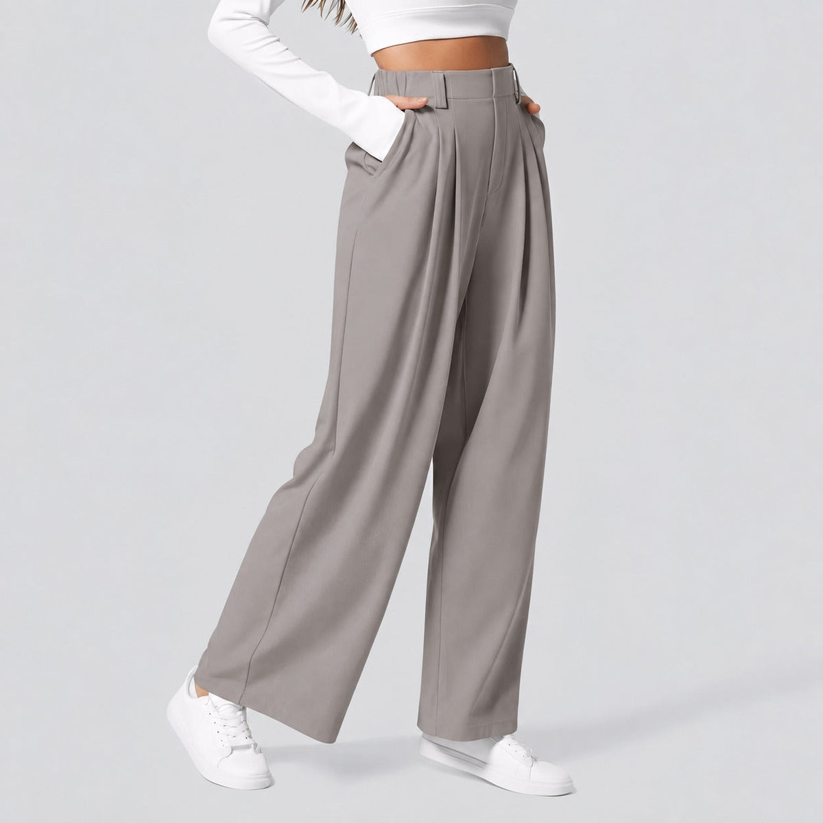 Montana - Vielseitig dehnbare Damenhose mit geradem Bein