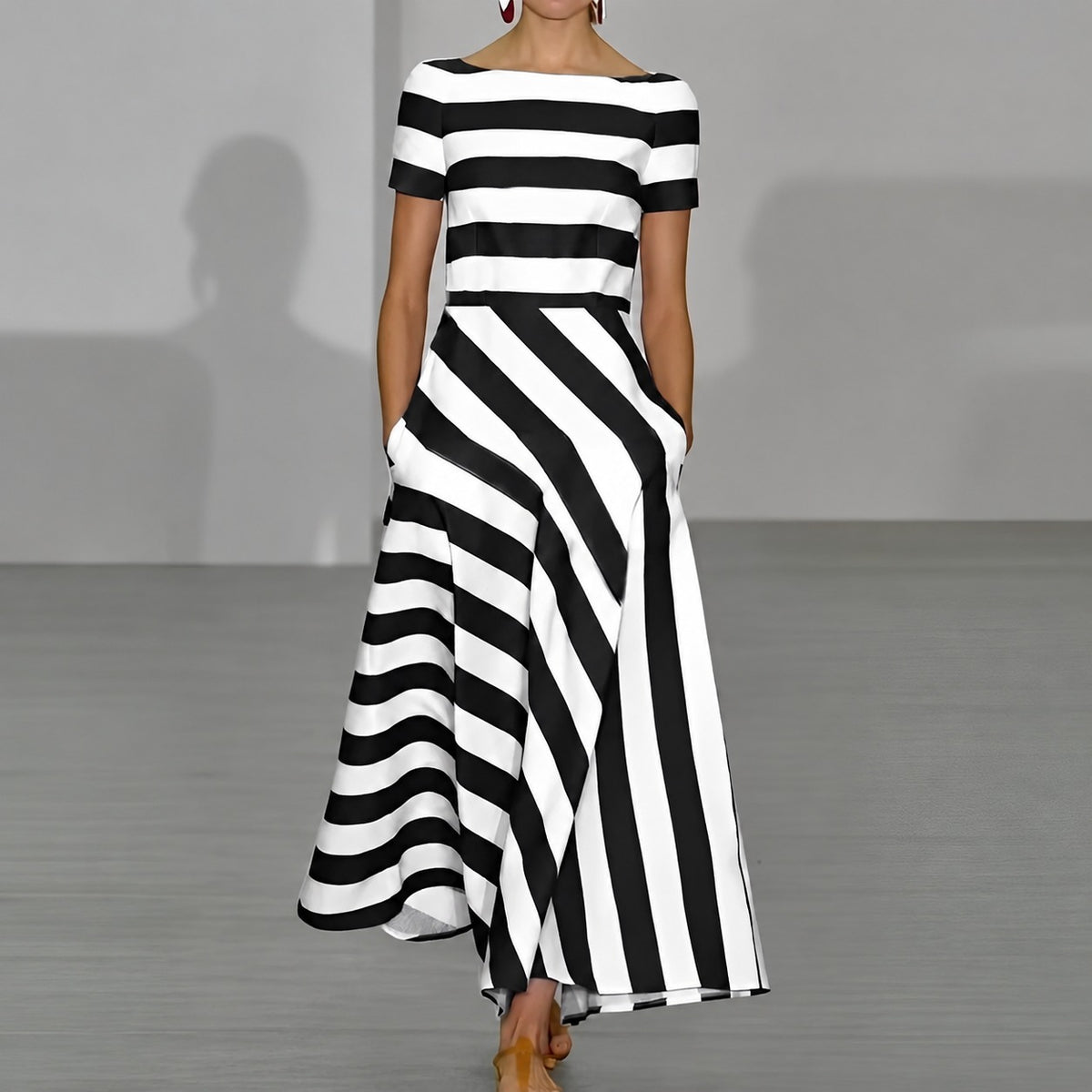 Rebecca - Stilvolles Maxikleid in A-Linie für  Frauen