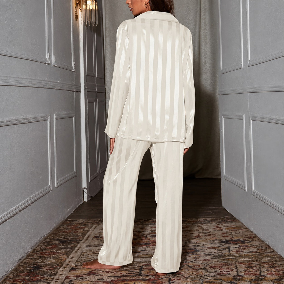 Elegante Damenpyjamas aus weichem Stoff