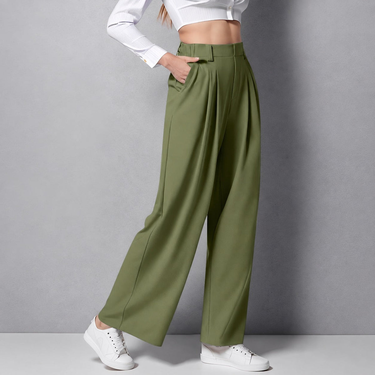 Montana - Vielseitig dehnbare Damenhose mit geradem Bein