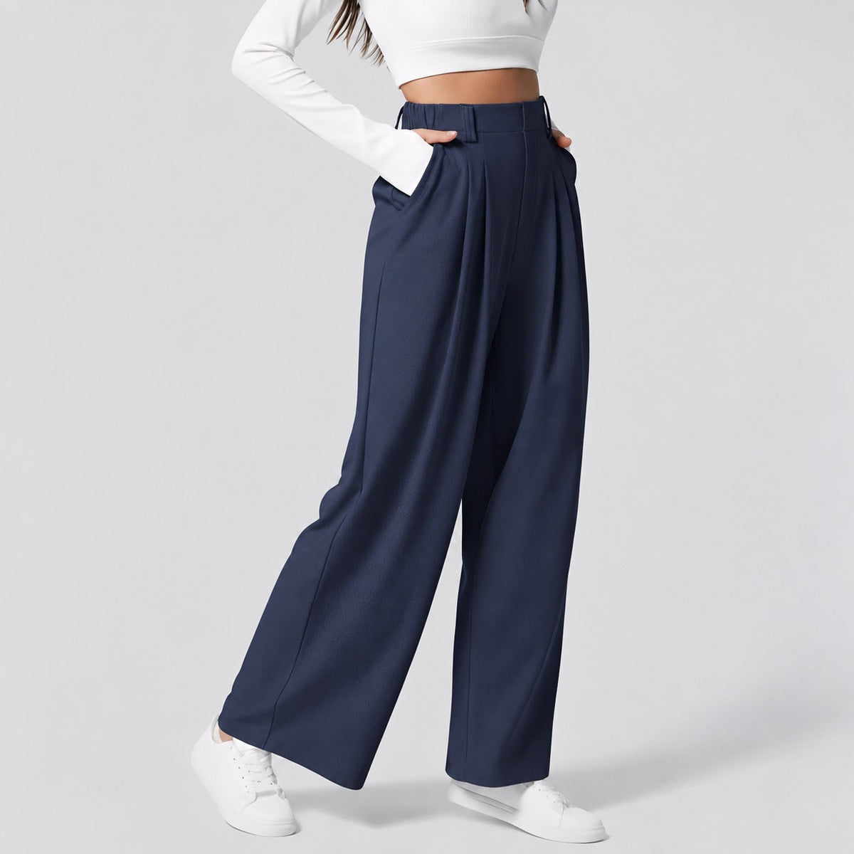 Montana - Vielseitig dehnbare Damenhose mit geradem Bein