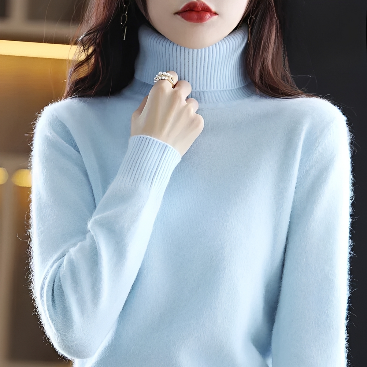 Letizia - Komfortabler Rollkragenpullover