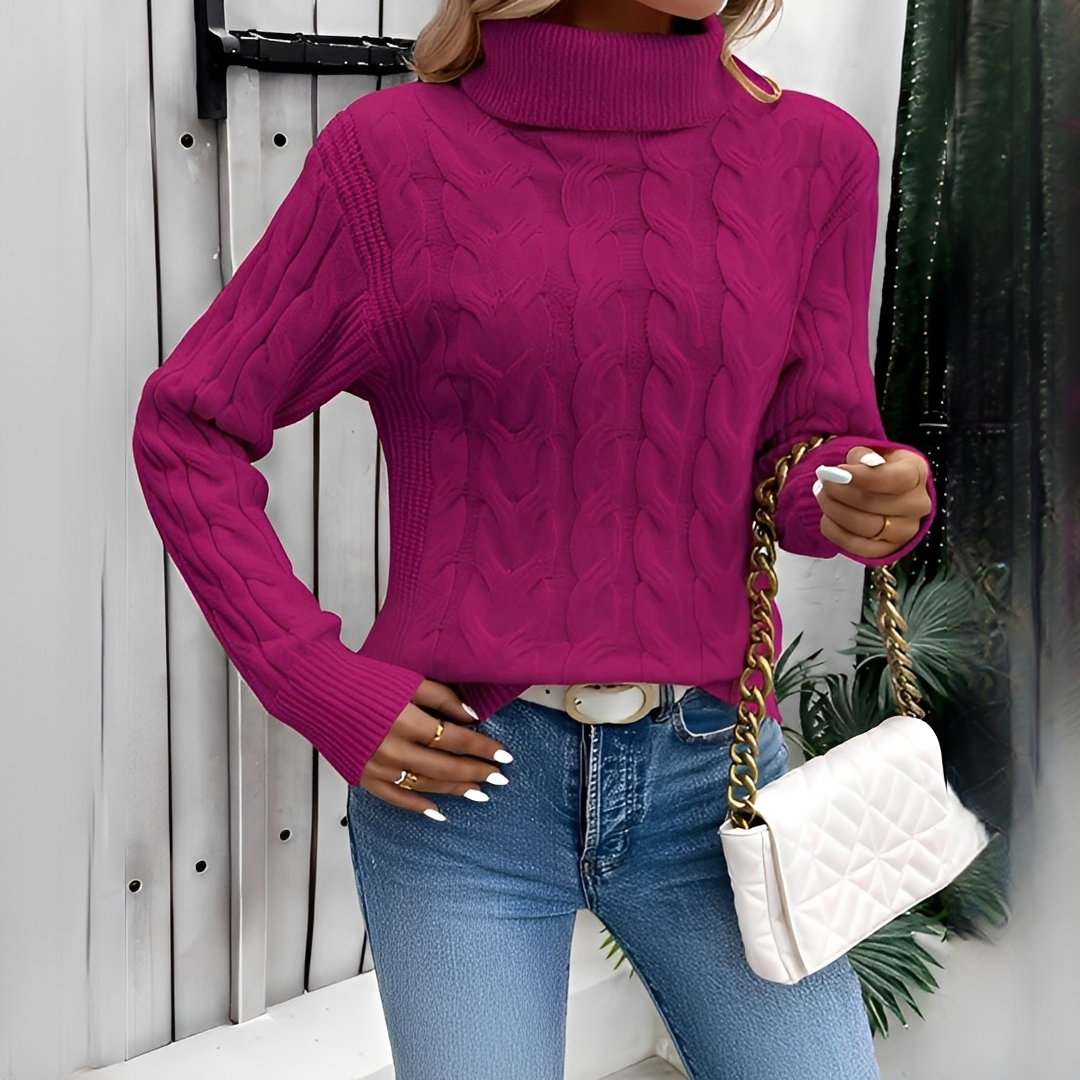 Amélie - Gemütlicher und schicker Rollkragenpullover