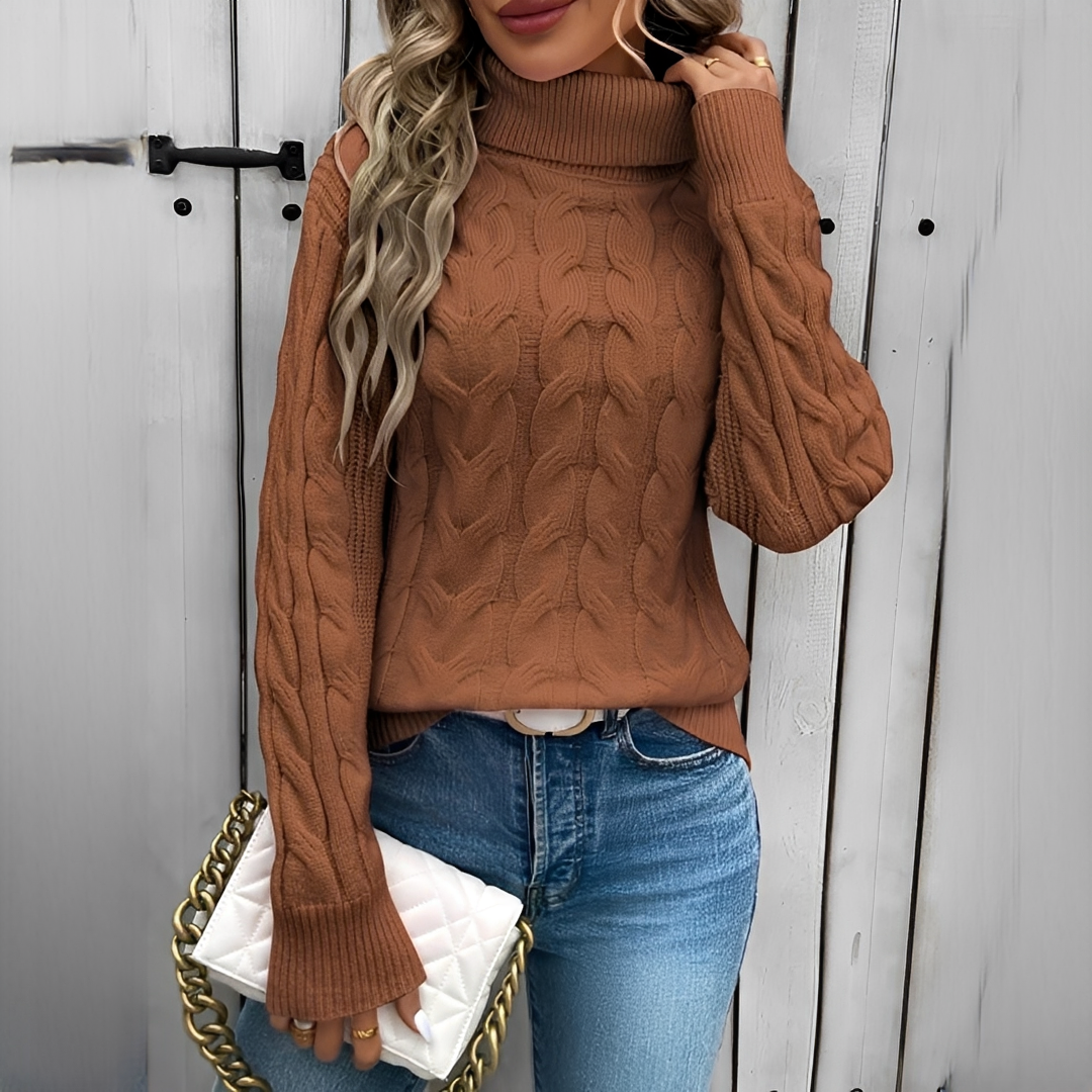 Amélie - Gemütlicher und schicker Rollkragenpullover