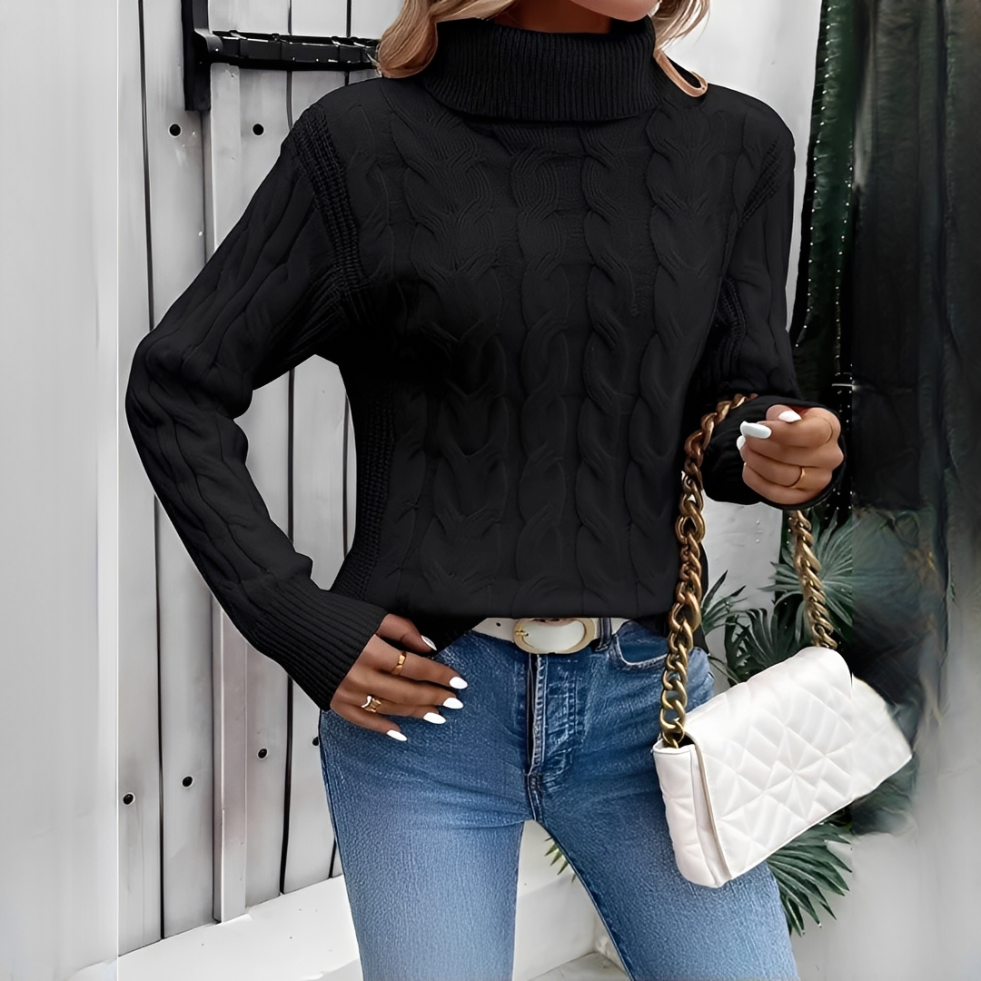 Amélie - Gemütlicher und schicker Rollkragenpullover