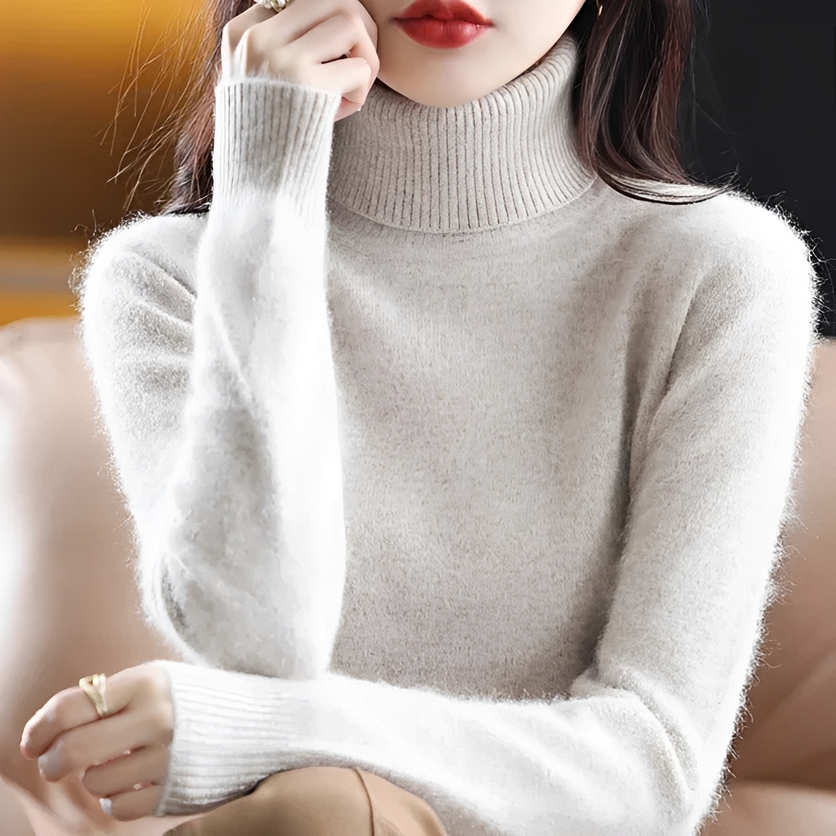 Letizia - Komfortabler Rollkragenpullover