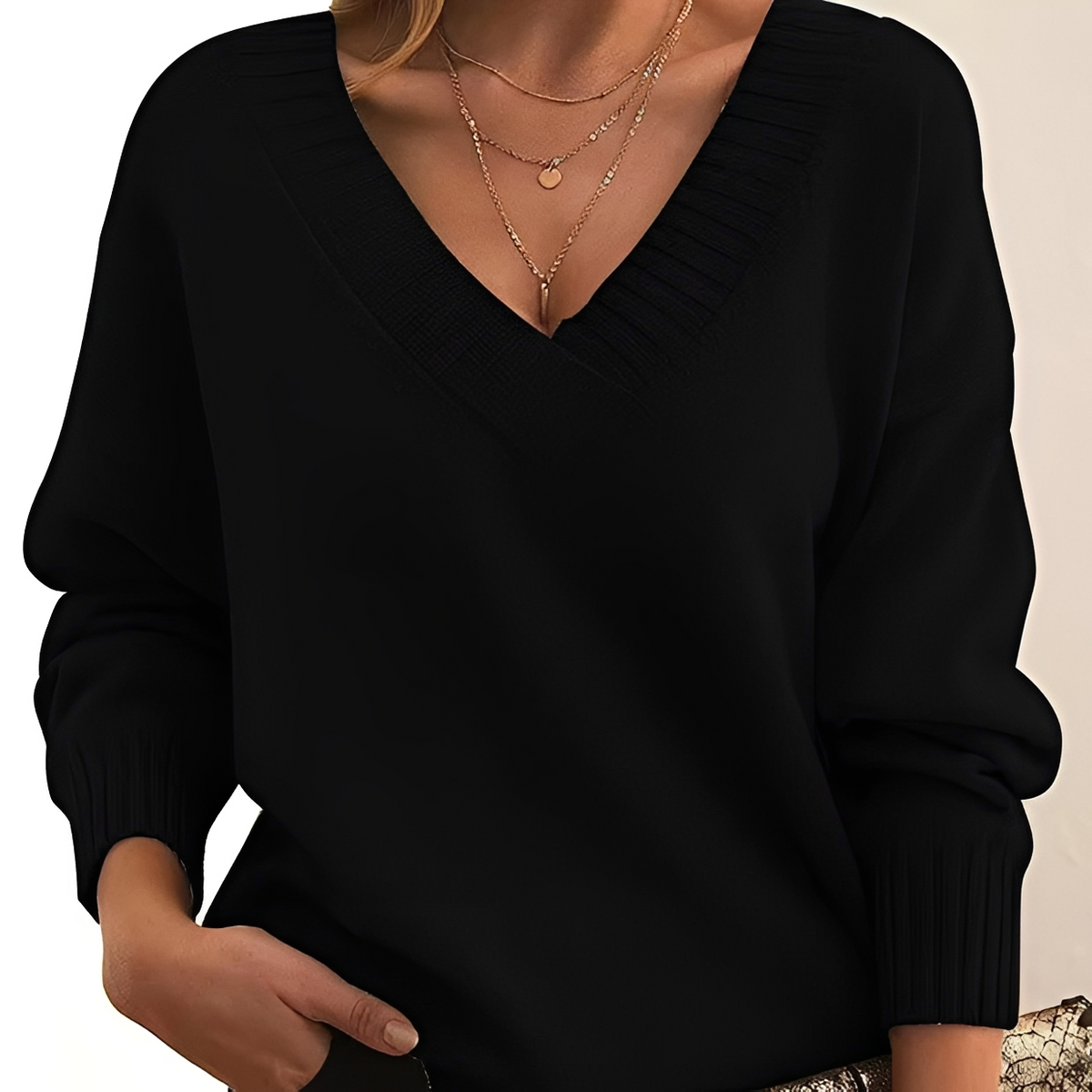 Mollie - Stilvoller und komfortabler Pullover mit V-Ausschnitt