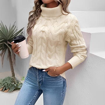 Amélie - Gemütlicher und schicker Rollkragenpullover