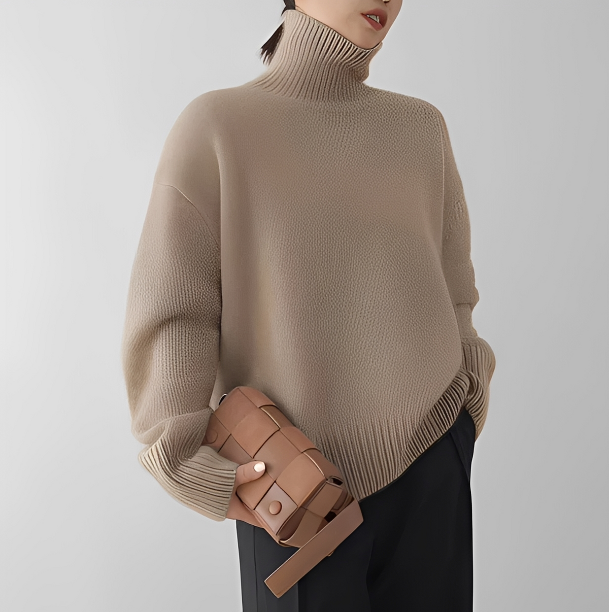 Clémentine - Gemütlicher Rollkragenpullover