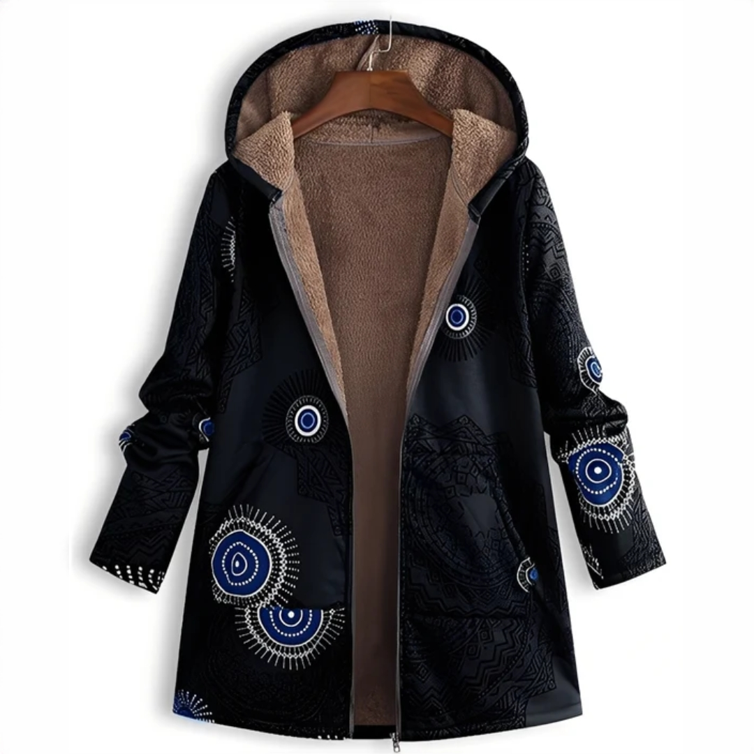 Jaslene - Klassische und komfortable Jacke mit Kapuze