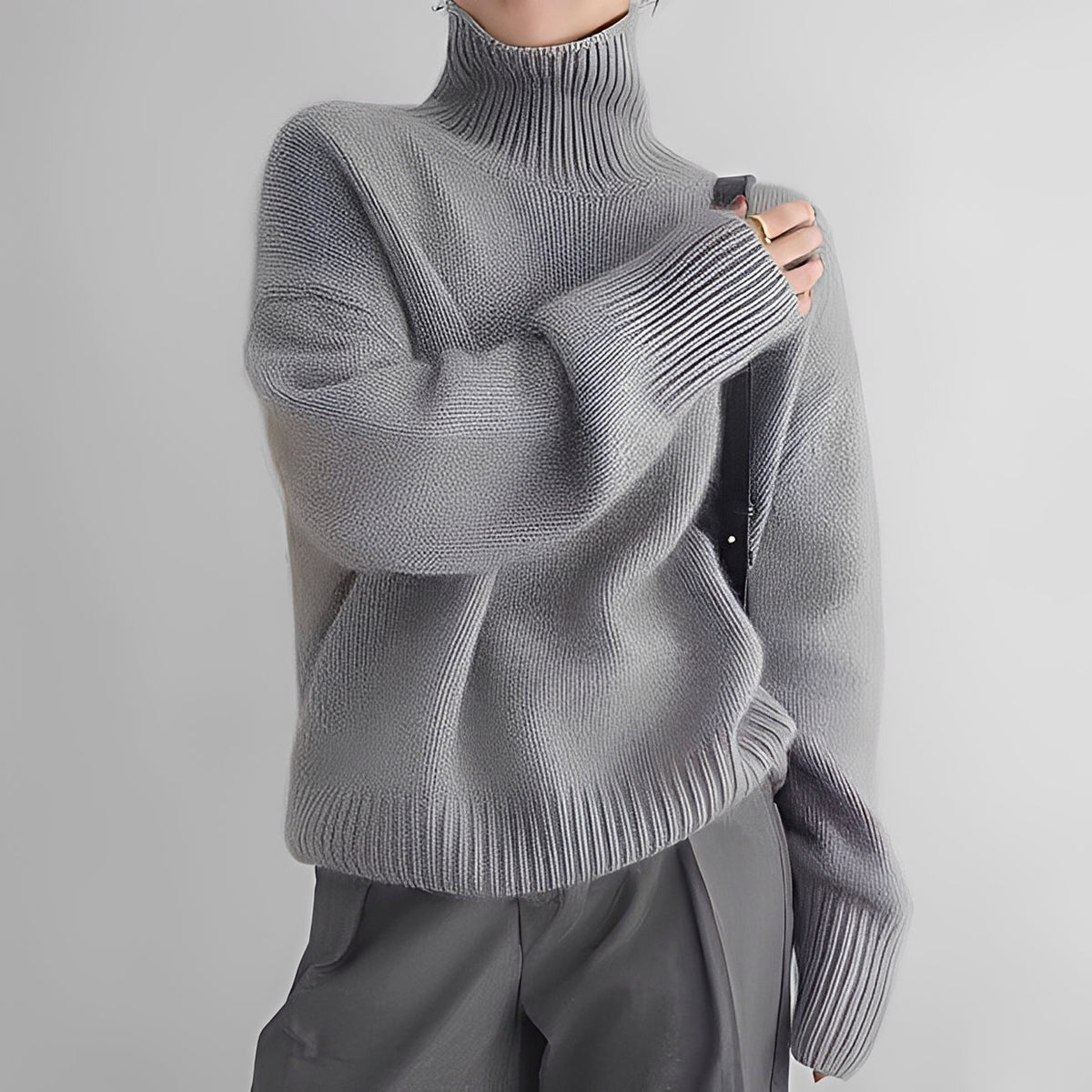 Clémentine - Gemütlicher Rollkragenpullover