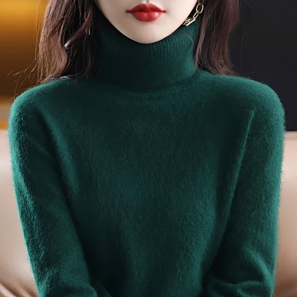 Letizia - Komfortabler Rollkragenpullover