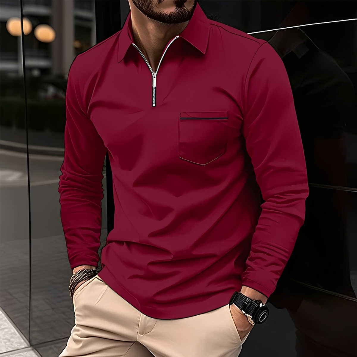 Romeo - Klassisches und gemütliches Langarmshirt