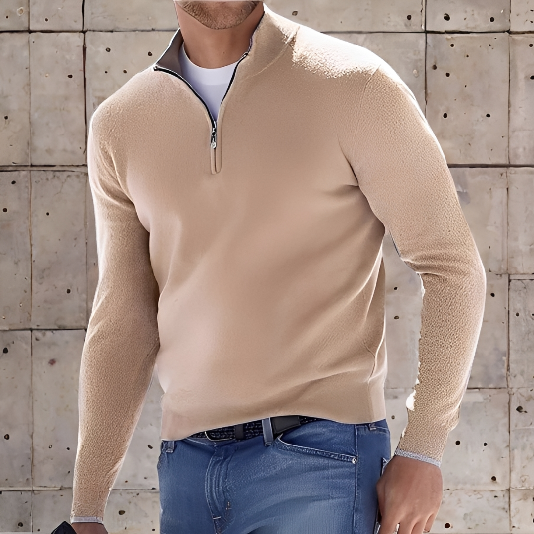 Tyries - Bequemer und kuscheliger Zipper-Pullover