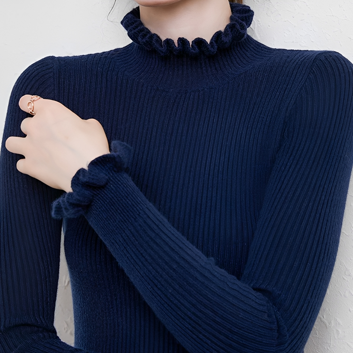 Alva - Eleganter und gemütlicher Rollkragenpullover