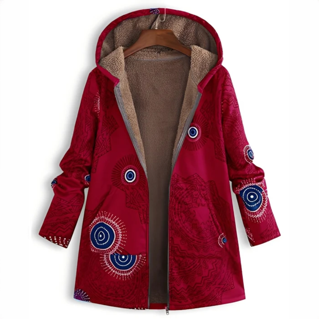 Jaslene - Klassische und komfortable Jacke mit Kapuze