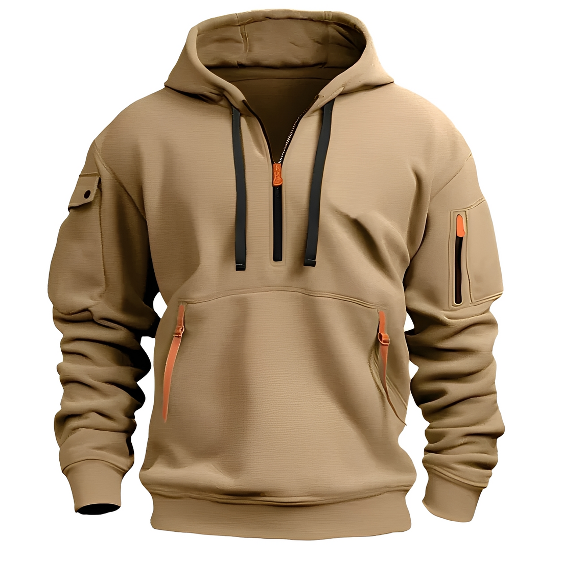 Norton - Strapazierfähiger Hoodie mit halbem Zipper
