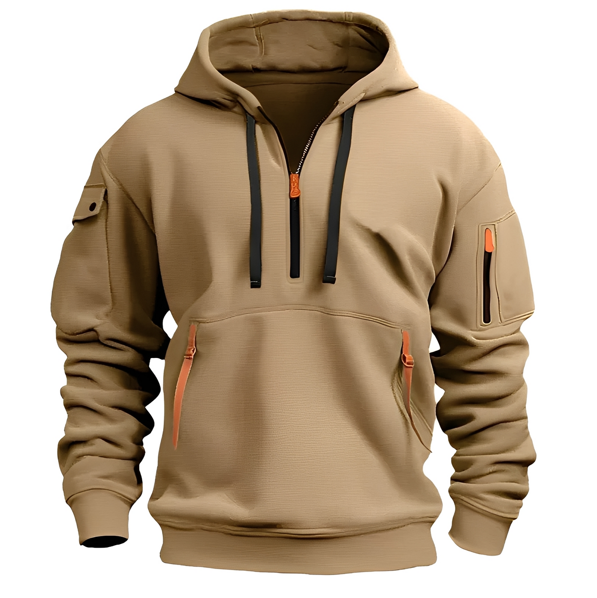 Norton - Strapazierfähiger Hoodie mit halbem Zipper