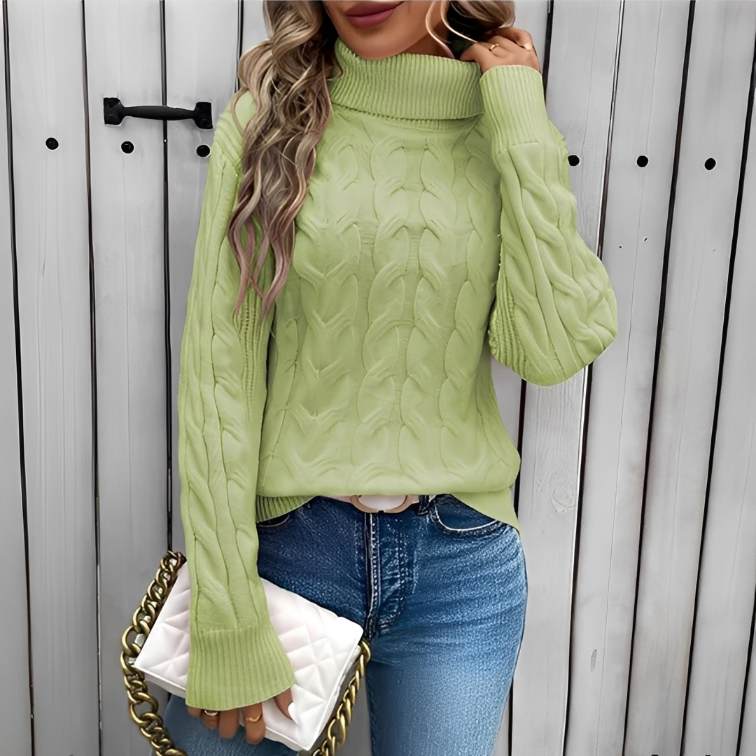 Amélie - Gemütlicher und schicker Rollkragenpullover