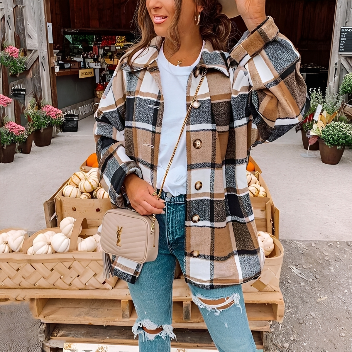 Anna - Stilvolles und gemütliches Oversize-Hemd