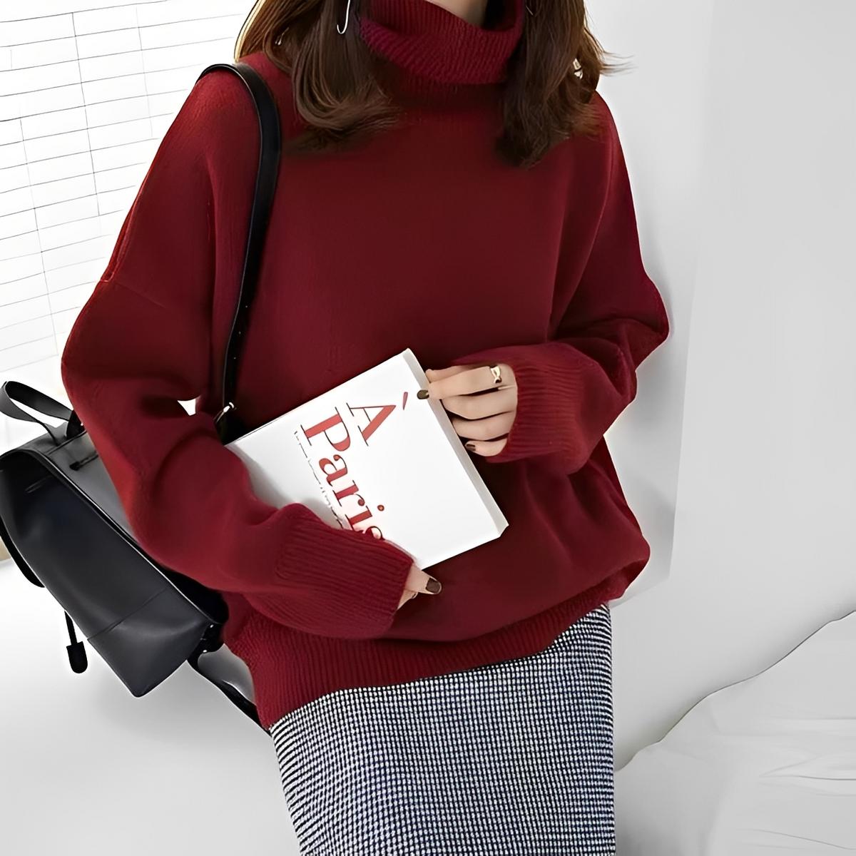 Clémentine - Gemütlicher Rollkragenpullover