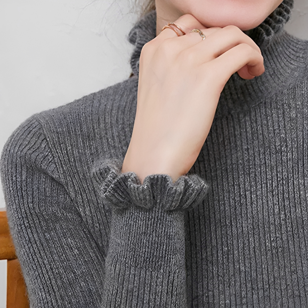 Alva - Eleganter und gemütlicher Rollkragenpullover