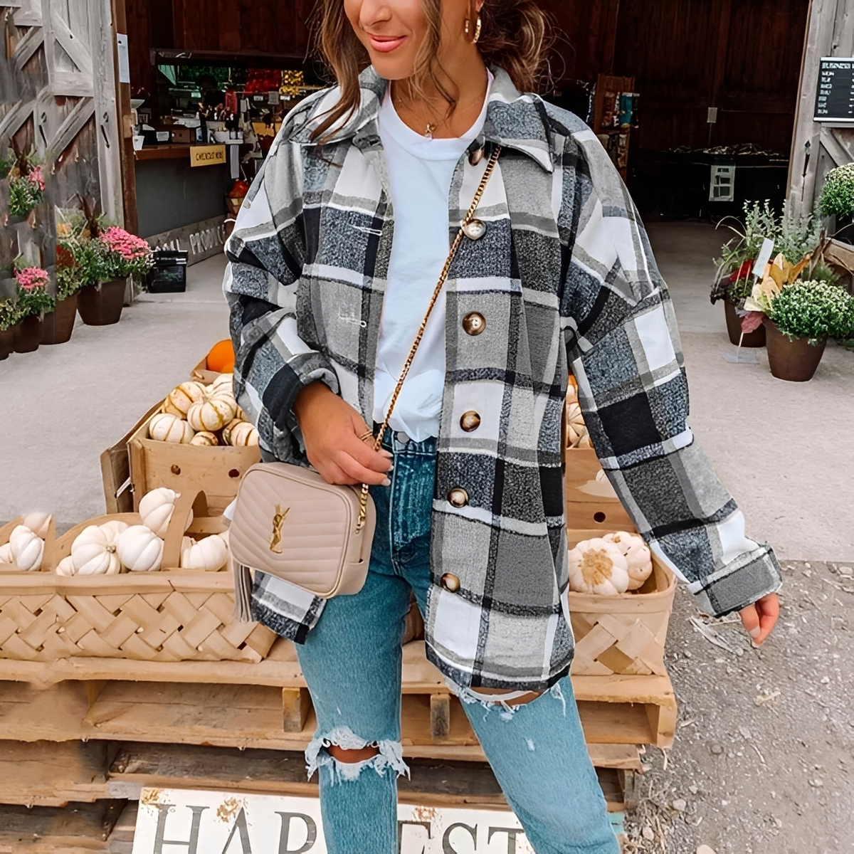 Anna - Stilvolles und gemütliches Oversize-Hemd