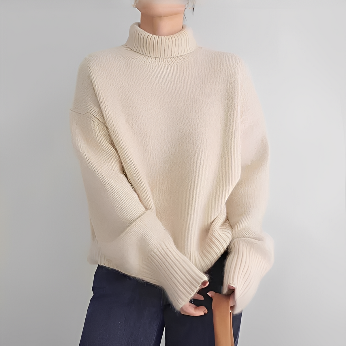 Clémentine - Gemütlicher Rollkragenpullover