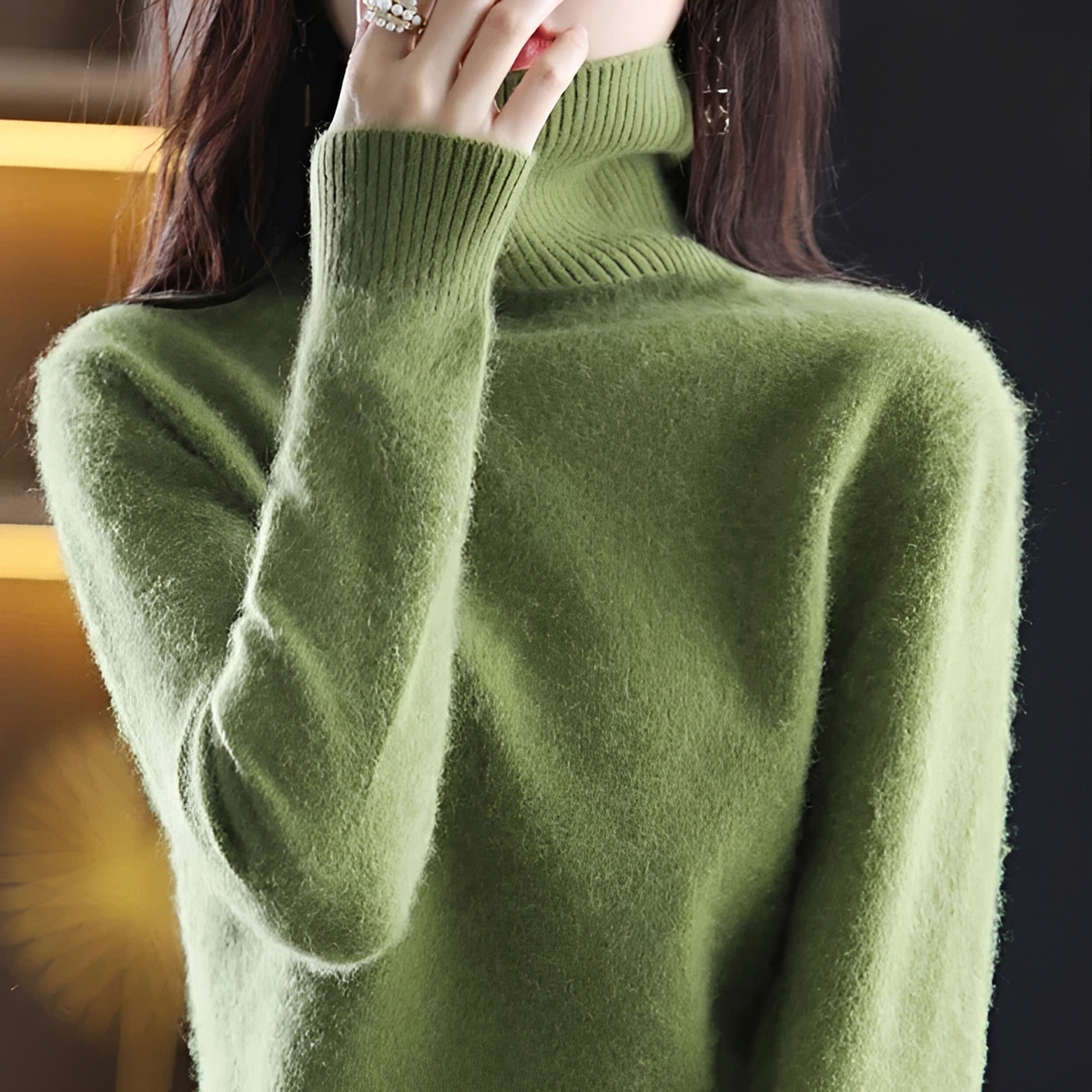 Letizia - Komfortabler Rollkragenpullover
