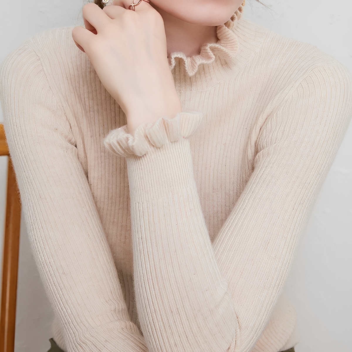 Alva - Eleganter und gemütlicher Rollkragenpullover