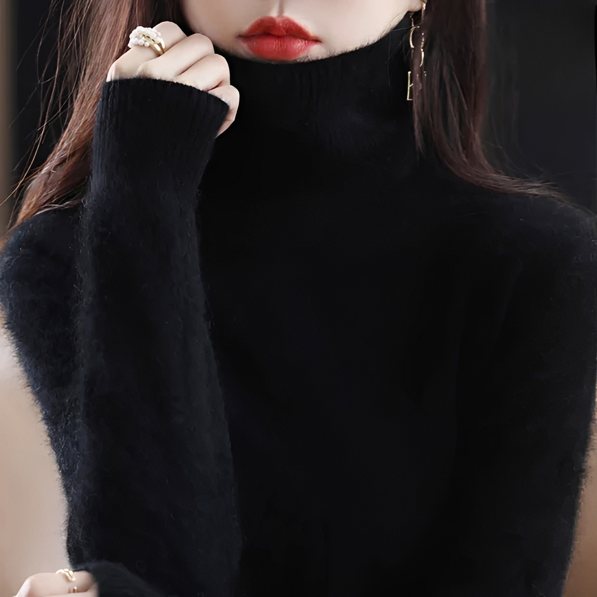 Letizia - Komfortabler Rollkragenpullover