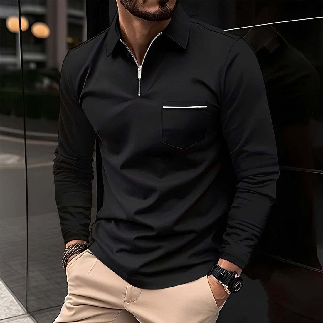 Romeo - Klassisches und gemütliches Langarmshirt