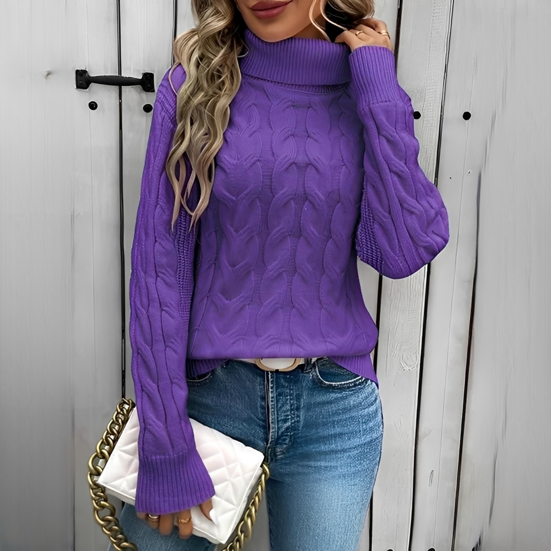 Amélie - Gemütlicher und schicker Rollkragenpullover