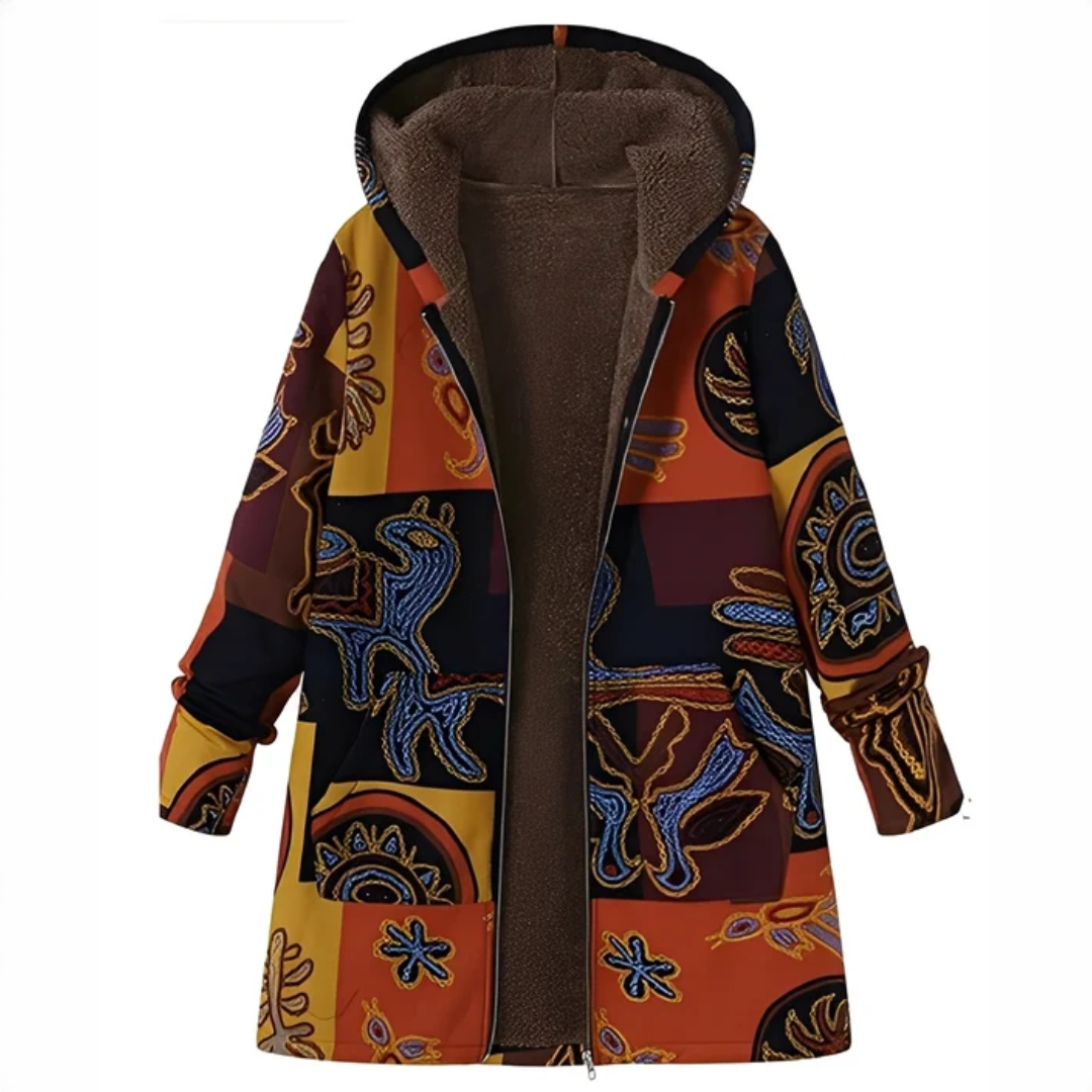 Jaslene - Klassische und komfortable Jacke mit Kapuze