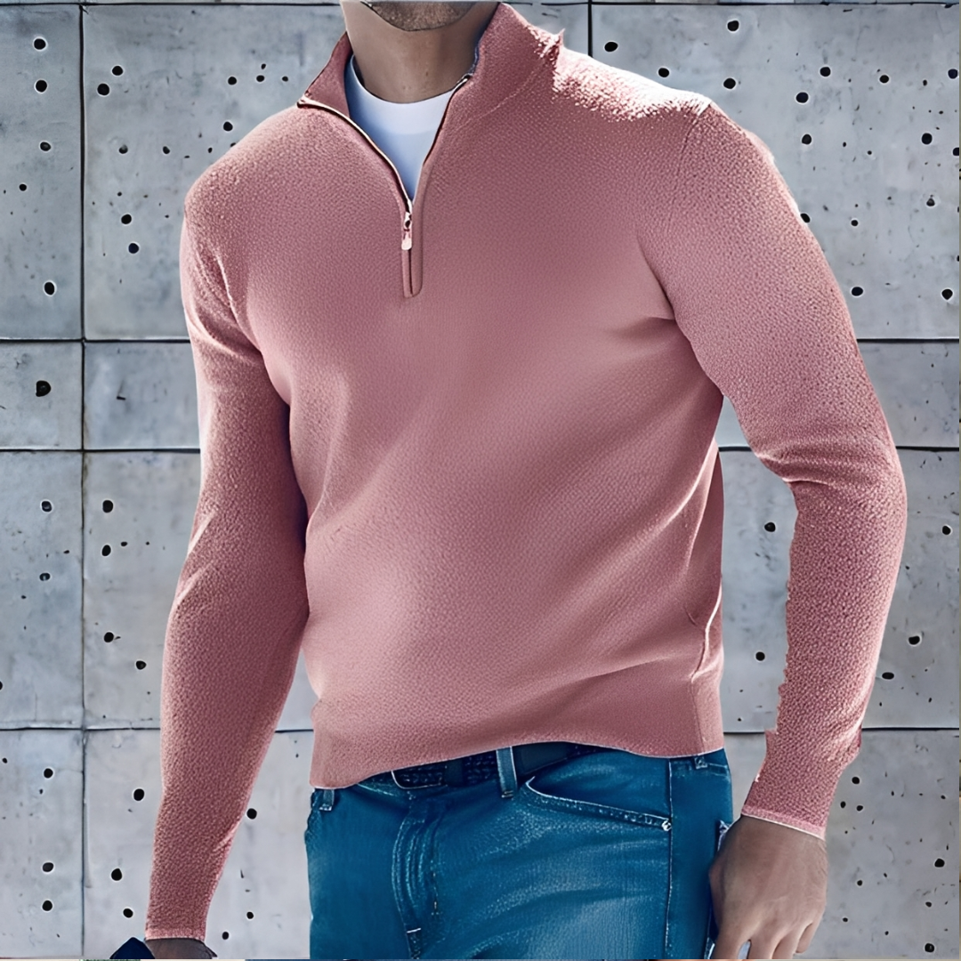 Tyries - Bequemer und kuscheliger Zipper-Pullover
