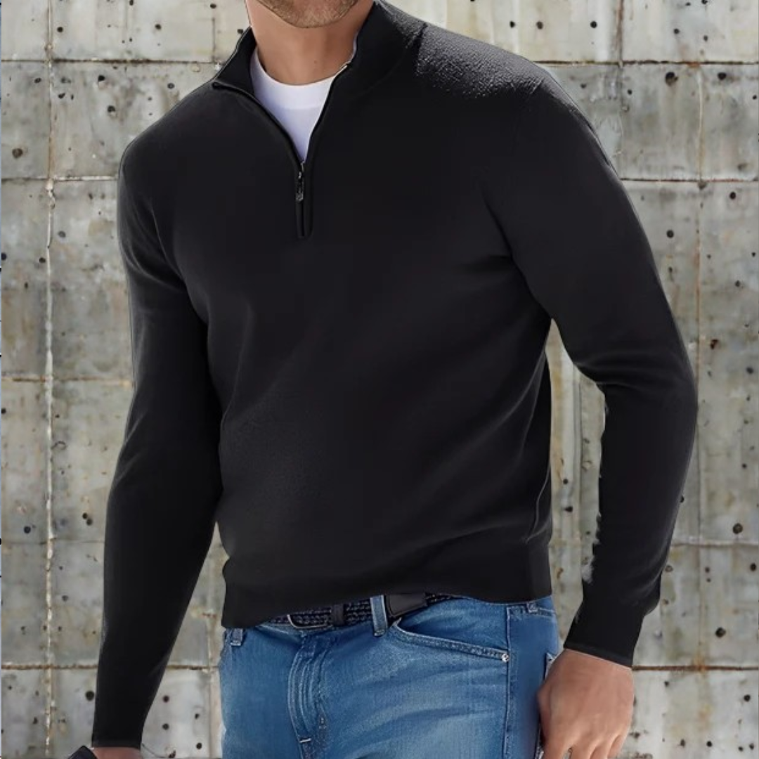 Tyries - Bequemer und kuscheliger Zipper-Pullover