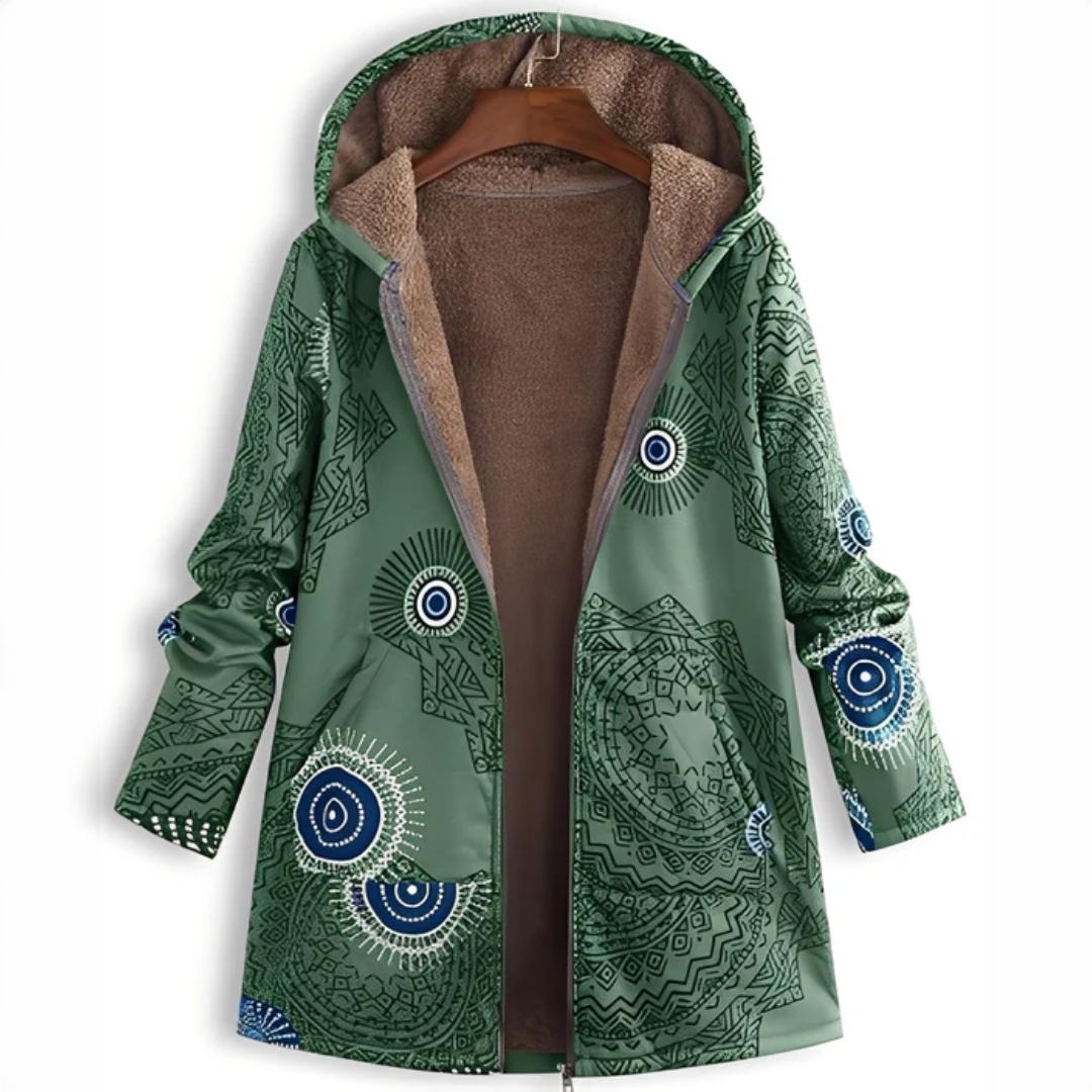 Jaslene - Klassische und komfortable Jacke mit Kapuze