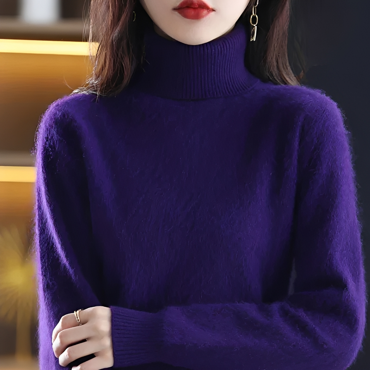 Letizia - Komfortabler Rollkragenpullover